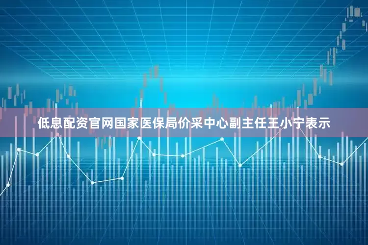 低息配资官网国家医保局价采中心副主任王小宁表示